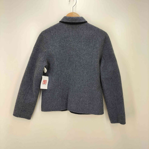 アクアスキュータム AQUASCUTUM リバーシブル ウールブルゾン レディース